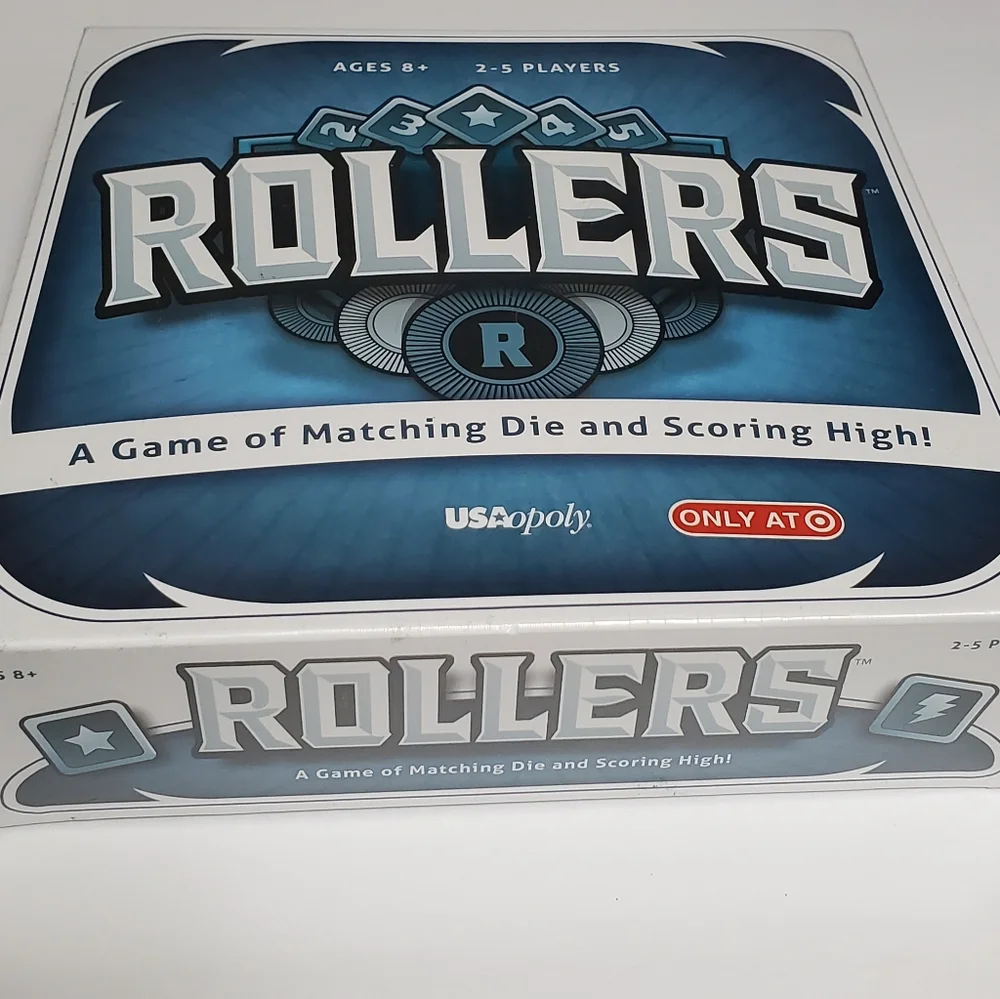 Rollers a Game of Matching Die and Scoring High Game Board